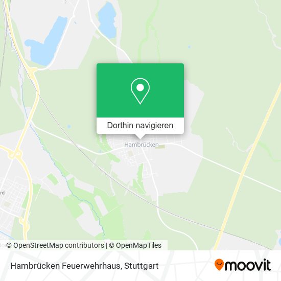 Hambrücken Feuerwehrhaus Karte