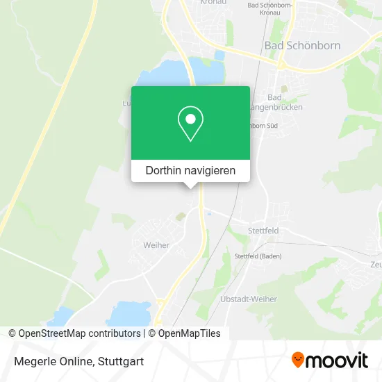 Megerle Online Karte