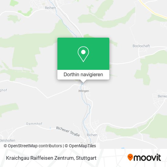 Kraichgau Raiffeisen Zentrum Karte