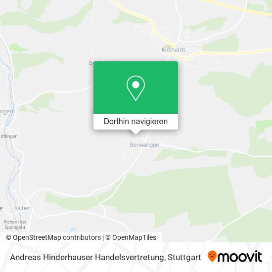 Andreas Hinderhauser Handelsvertretung Karte