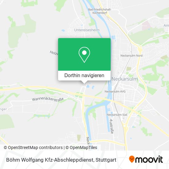 Böhm Wolfgang Kfz-Abschleppdienst Karte