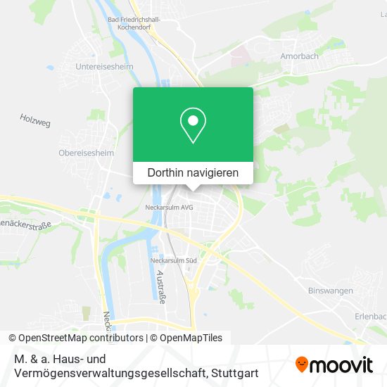M. & a. Haus- und Vermögensverwaltungsgesellschaft Karte