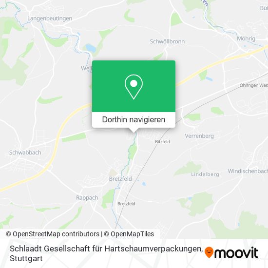 Schlaadt Gesellschaft für Hartschaumverpackungen Karte