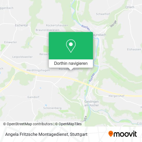 Angela Fritzsche Montagedienst Karte