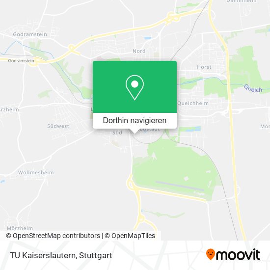 TU Kaiserslautern Karte