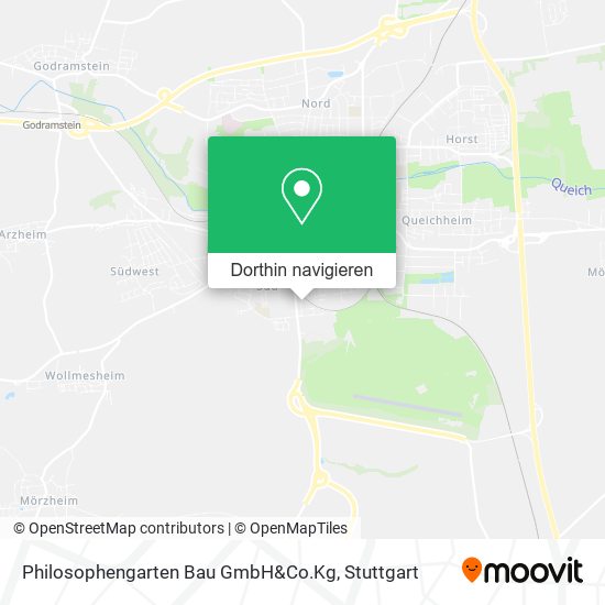 Philosophengarten Bau GmbH&Co.Kg Karte