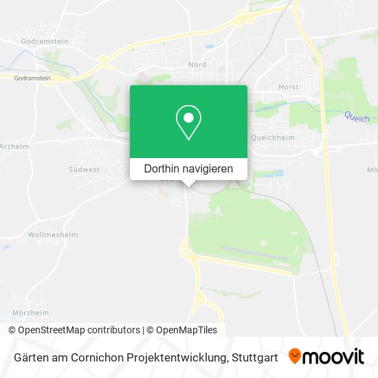 Gärten am Cornichon Projektentwicklung Karte