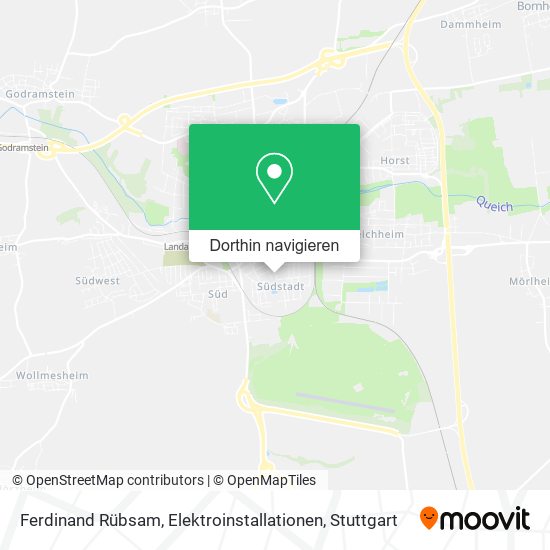 Ferdinand Rübsam, Elektroinstallationen Karte