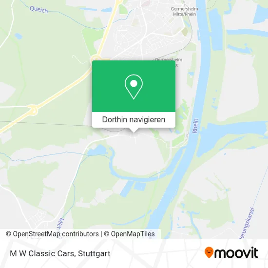 M W Classic Cars Karte
