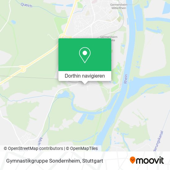 Gymnastikgruppe Sondernheim Karte