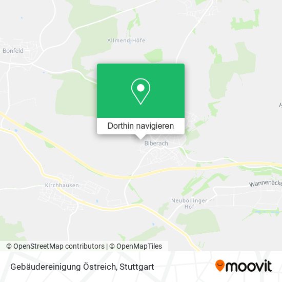 Gebäudereinigung Östreich Karte