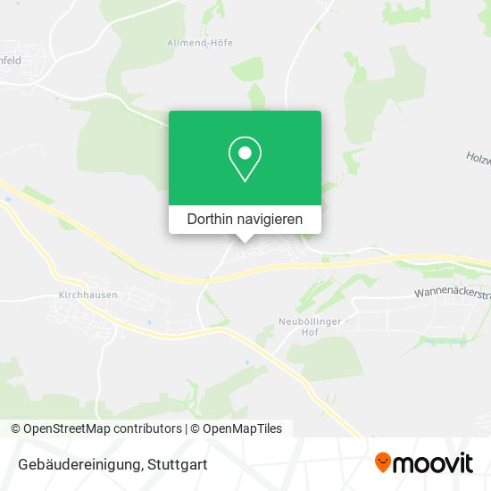 Gebäudereinigung Karte