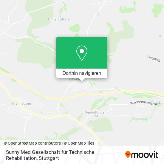 Sunny Med Gesellschaft für Technische Rehabilitation Karte