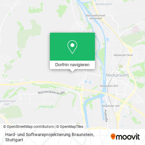Hard- und Softwareprojektierung Braunstein Karte