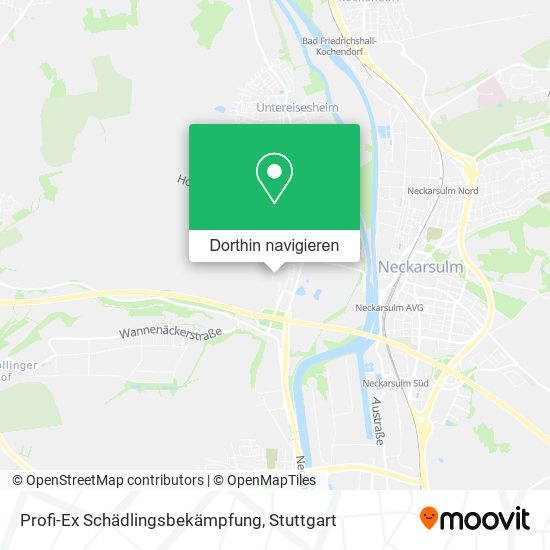 Profi-Ex Schädlingsbekämpfung Karte
