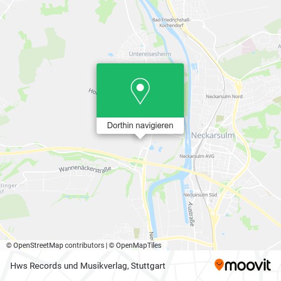 Hws Records und Musikverlag Karte