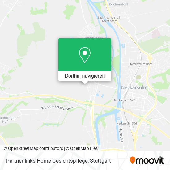 Partner links Home Gesichtspflege Karte