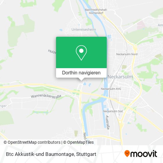 Btc Akkustik-und Baumontage Karte