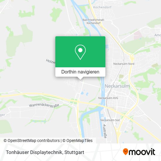 Tonhäuser Displaytechnik Karte