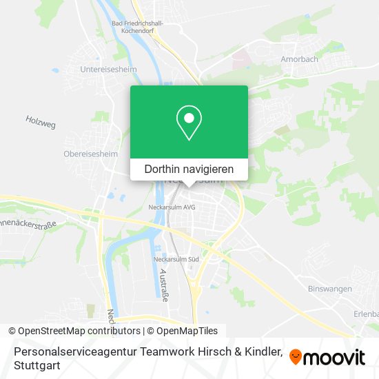 Personalserviceagentur Teamwork Hirsch & Kindler Karte