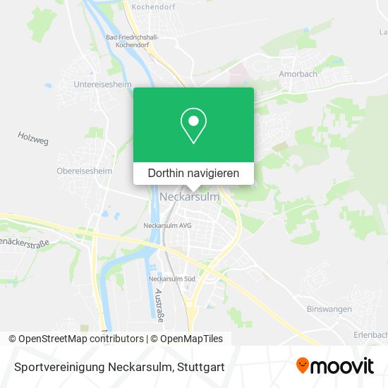 Sportvereinigung Neckarsulm Karte