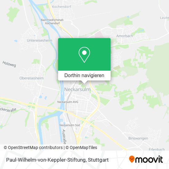 Paul-Wilhelm-von-Keppler-Stiftung Karte