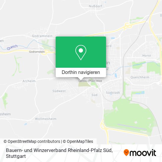 Bauern- und Winzerverband Rheinland-Pfalz Süd Karte