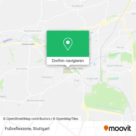 Fußreflexzone Karte