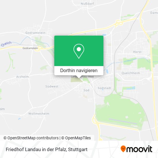 Friedhof Landau in der Pfalz Karte