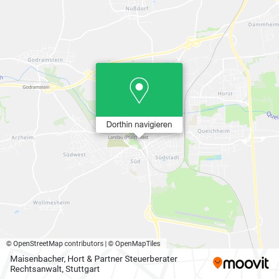 Maisenbacher, Hort & Partner Steuerberater Rechtsanwalt Karte