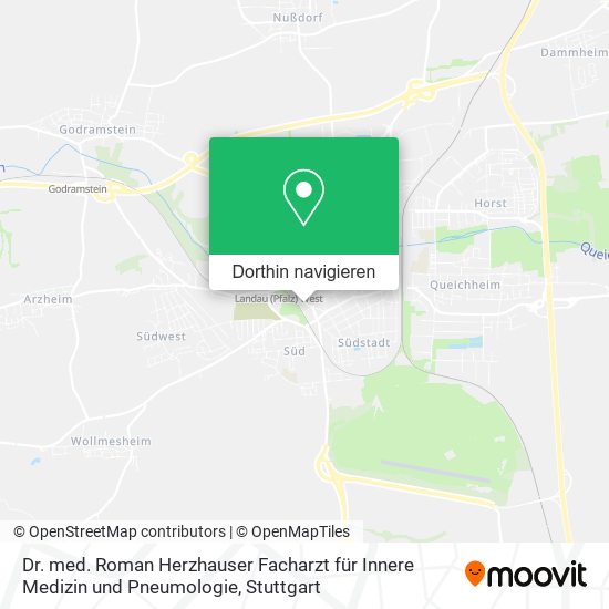 Dr. med. Roman Herzhauser Facharzt für Innere Medizin und Pneumologie Karte