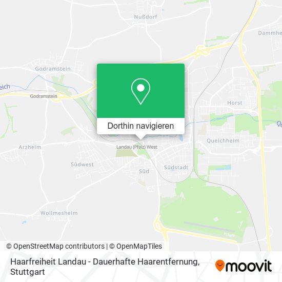 Haarfreiheit Landau - Dauerhafte Haarentfernung Karte