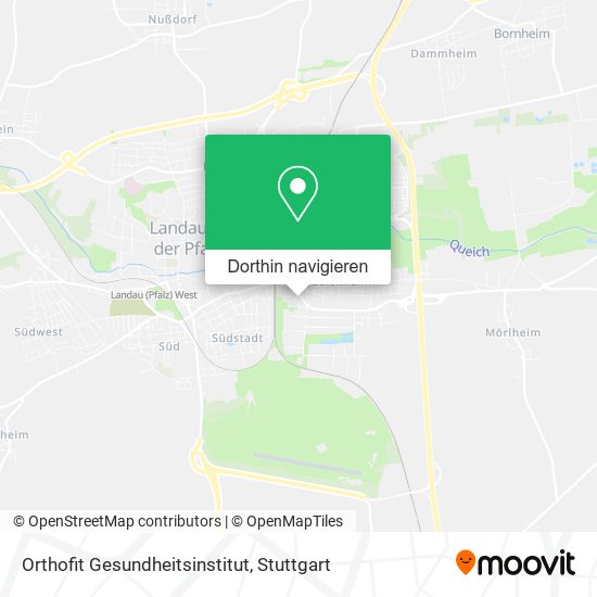 Orthofit Gesundheitsinstitut Karte