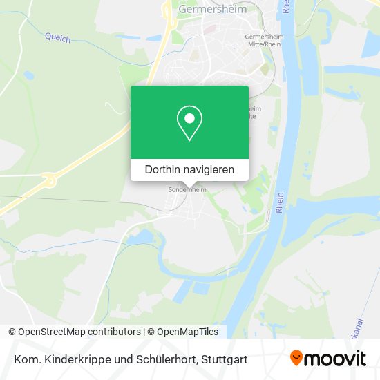 Kom. Kinderkrippe und Schülerhort Karte
