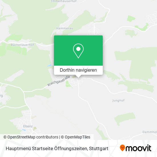 Hauptmenü Startseite Öffnungszeiten Karte