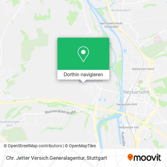 Chr. Jetter Versich.Generalagentur Karte