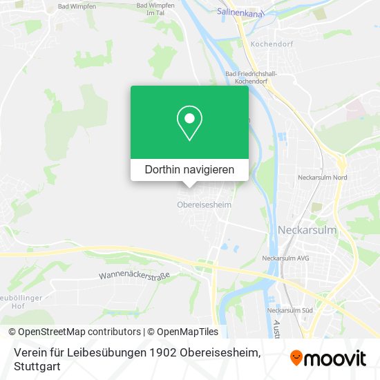 Verein für Leibesübungen 1902 Obereisesheim Karte