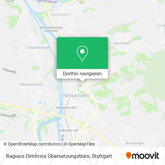 Bagiaos Dimitrios Übersetzungsbüro Karte