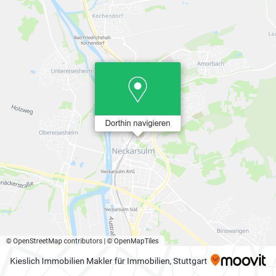 Kieslich Immobilien Makler für Immobilien Karte