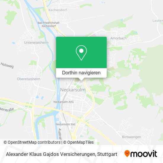 Alexander Klaus Gajdos Versicherungen Karte
