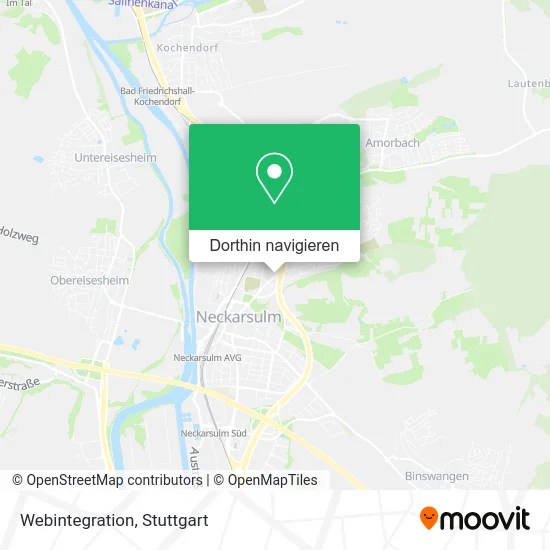 Webintegration Karte