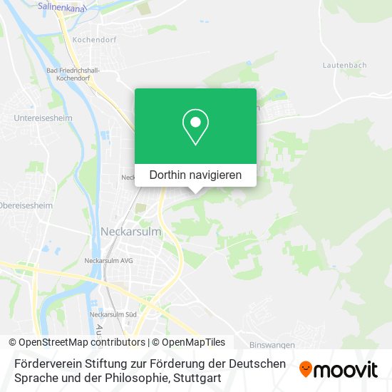 Förderverein Stiftung zur Förderung der Deutschen Sprache und der Philosophie Karte