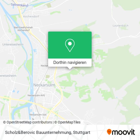 Scholz&Berovic Bauunternehmung Karte
