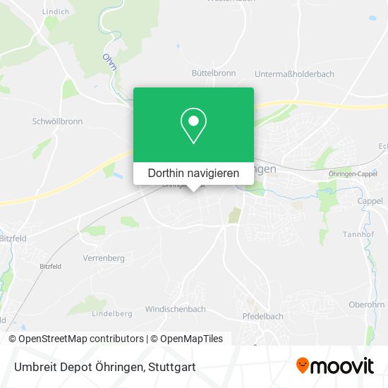 Umbreit Depot Öhringen Karte