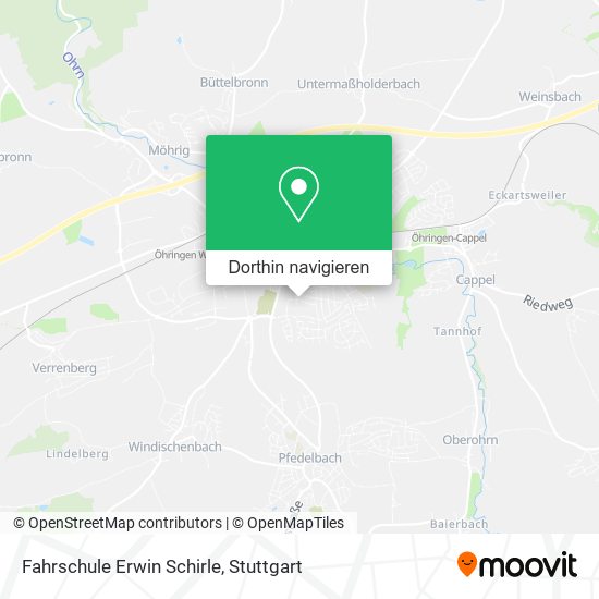 Fahrschule Erwin Schirle Karte