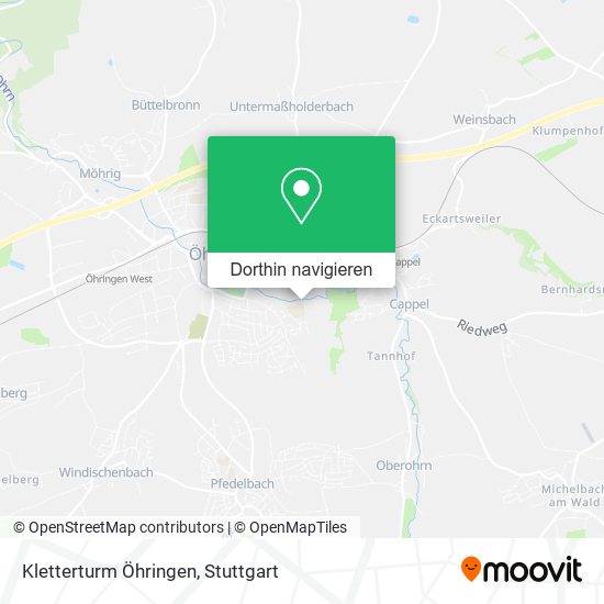 Kletterturm Öhringen Karte