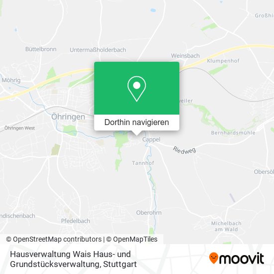 Hausverwaltung Wais Haus- und Grundstücksverwaltung Karte