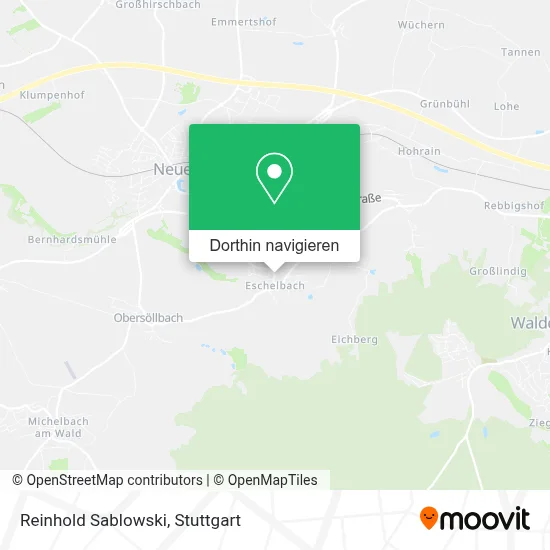 Reinhold Sablowski Karte