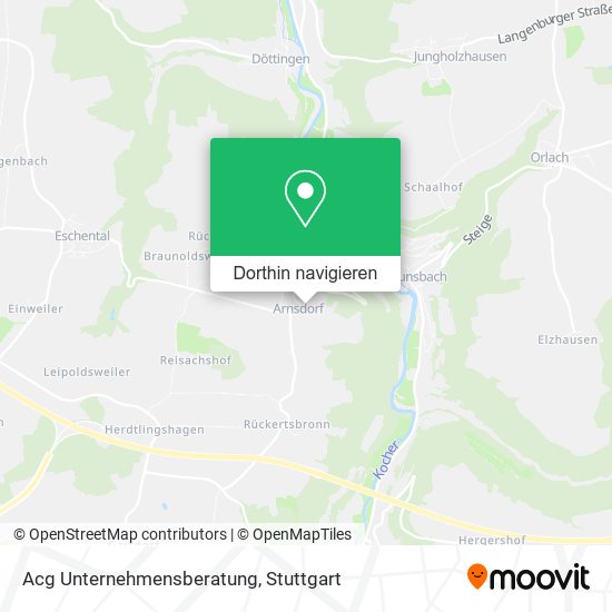 Acg Unternehmensberatung Karte