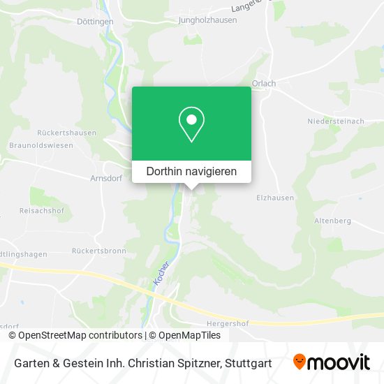 Garten & Gestein Inh. Christian Spitzner Karte